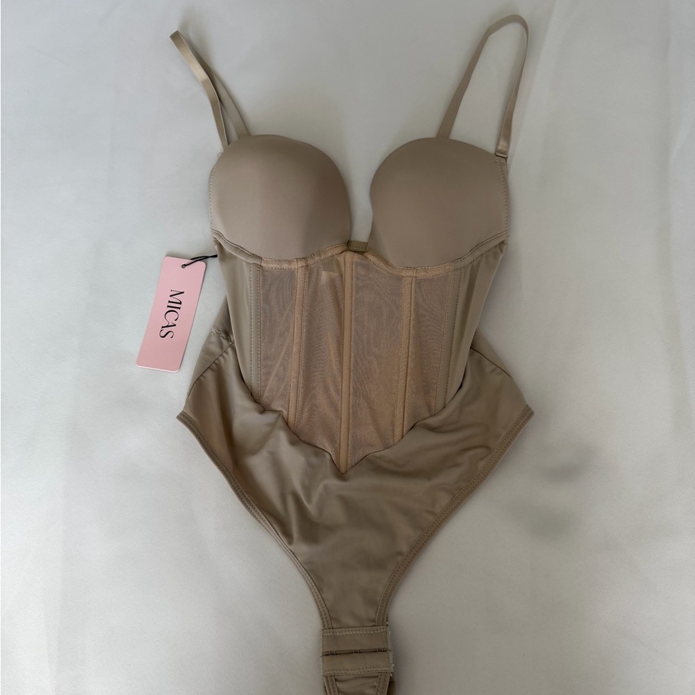 VICS Tan Bodysuit